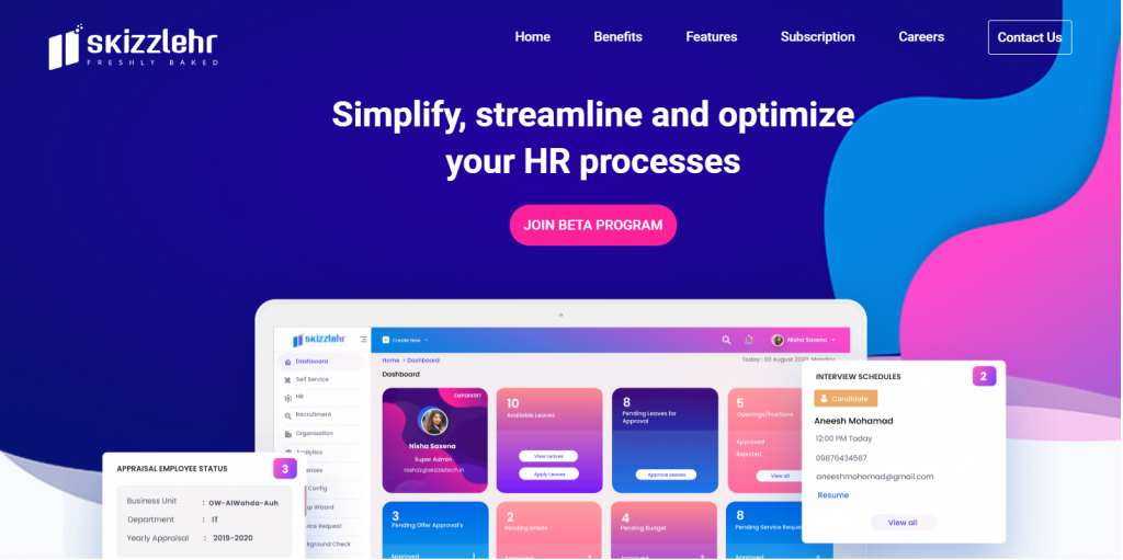SkizzleHR | Free hrms software solution in india